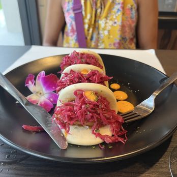 Taco Rico Hollywood - PORK BELLY BAO BUNS - Colombian Near Me - Hollywood, Florida