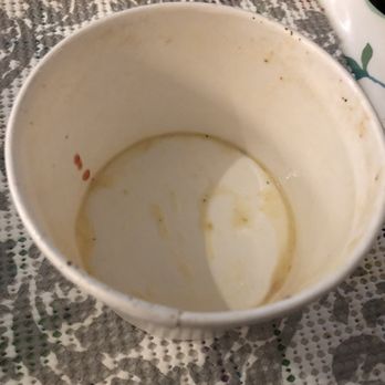 BJ's Restaurant & Brewhouse - 8 oz cardboard container from BJ's - New American Near Me - Tyler, Texas
