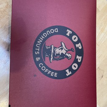 Top Pot Doughnuts - Cover of box - Donuts Near Me - Kirkland, Washington Top Pot Doughnuts - Cover of box - Donuts Near Me - Kirkland, Washington