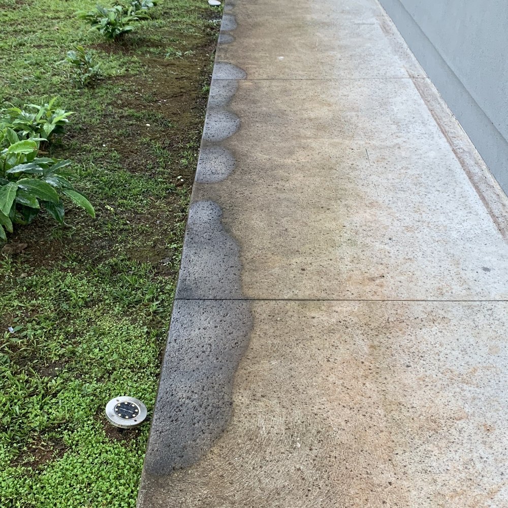 Sidewalk- gutter drip line Sidewalk- gutter drip line