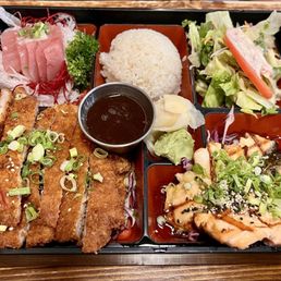 Bento Box 3 combination plate.
