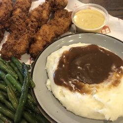 Harvest Home - Senior menu chicken tenders. Delicious!