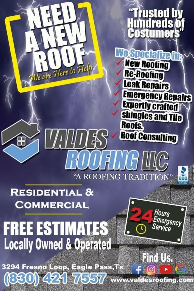 Slide of Valdes Roofing