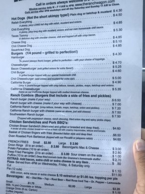 Menu photo 1 Ranch Wagon Dallas, PA