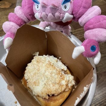 Brown Dog Deli - Drapion with my cinnamon roll - Delis Near Me - Charleston, South Carolina Brown Dog Deli - Drapion with my cinnamon roll - Delis Near Me - Charleston, South Carolina