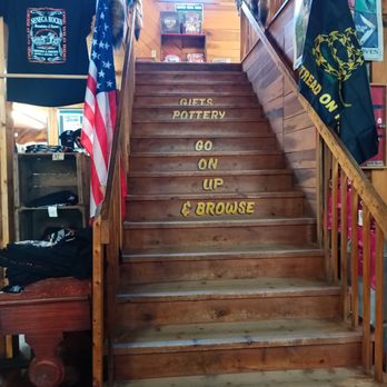 Harpers Old Country Store - the stairs leading up to the store - Convenience Stores Near Me - Seneca Rocks, West Virginia