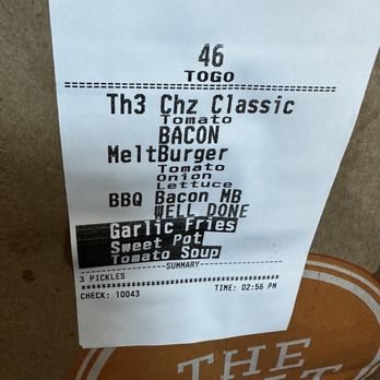 The Melt - No soup, they forgot to include it in the bag. - Sandwiches Near Me - Danville, California