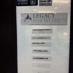 Legacy For Women - Doctors, PA, and APRN currently available today