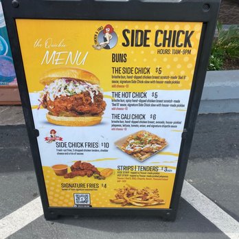 Side Chick - Menu - Chicken Shop Near Me - San Diego, California Side Chick - Menu - Chicken Shop Near Me - San Diego, California