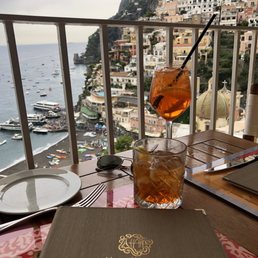 Asperol Spritz and Old fashion with a view Asperol Spritz and Old fashion with a view