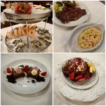 Hy's Steak House - Seafood Tower, Delmonico Steak, Truffle Crab Mac & Cheese, Chocolate Cake & Chocolate Lover Flambe. - Steakhouses Near Me - Honolulu, Hawaii