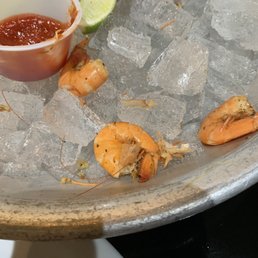 The very small boiled shrimp appetizer The very small boiled shrimp appetizer