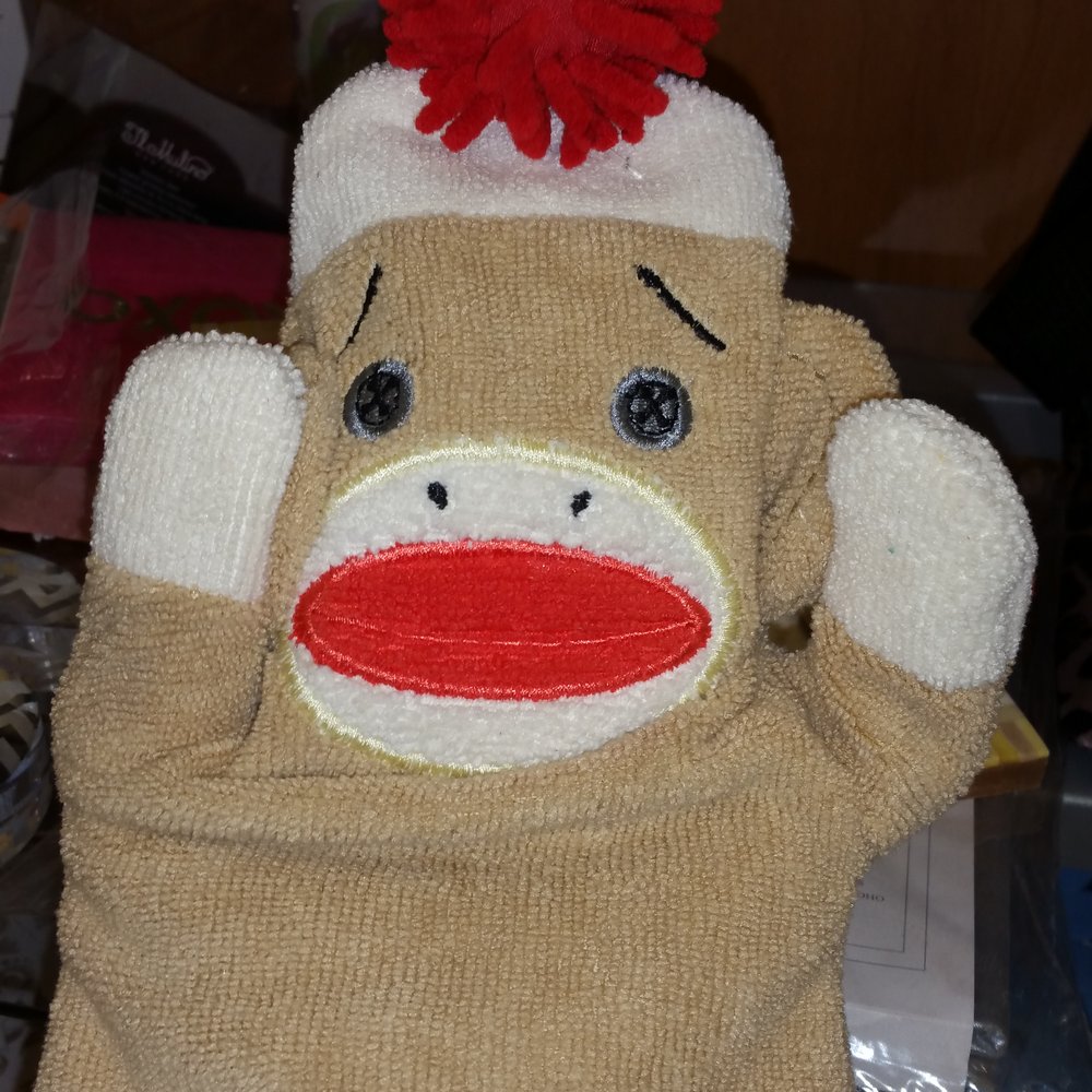 Sock monkey oven mit Sock monkey oven mit