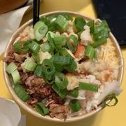 Photo of Splash Cafe - Pismo Beach, CA, United States. Loaded clam chowder bowl