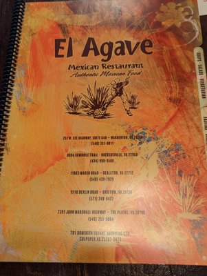 Menu photo 3 El Agave 5 Mexican Restaurant Bristow, VA Menu photo 3 El Agave 5 Mexican Restaurant Bristow, VA