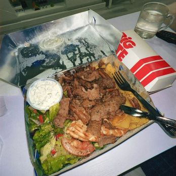 Greek Kitchen - Beef & Lamb Gyro Platter - Greek Near Me - College Point, New York Greek Kitchen - Beef & Lamb Gyro Platter - Greek Near Me - College Point, New York