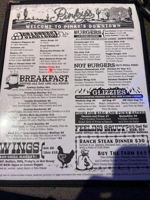 Menu photo 2 Pinky's Phoenix, AZ