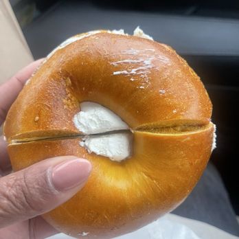NYC Bagel and Deli - Egg bagel with cream cheese - Delis Near Me - Mckinney, Texas NYC Bagel and Deli - Egg bagel with cream cheese - Delis Near Me - Mckinney, Texas