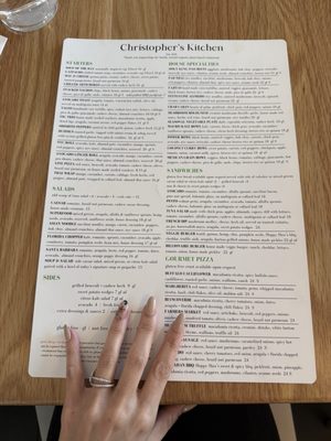 Menu photo 2 Christopher's Kitchen Palm Beach Gardens, FL