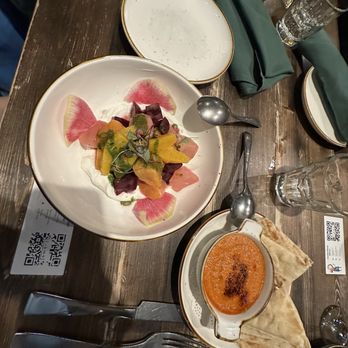 Lokma - Beet salad and red pepper dip. - Mediterranean Near Me - San Francisco, California