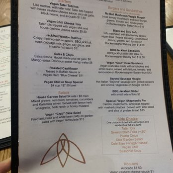 Firefly - Vegan Menu - Bars Near Me - Charlottesville, Virginia