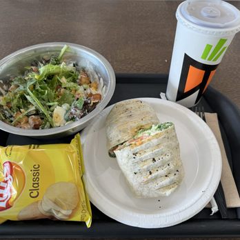Saladworks - A half salad and a Cali Chicken Wrap. Chips and a Strawberry and Dragonfruit organic tea! A perfect meal. Outstanding! Julie A - Sandwiches Near Me - Reno, Nevada Saladworks - A half salad and a Cali Chicken Wrap. Chips and a Strawberry and Dragonfruit organic tea! A perfect meal. Outstanding! Julie A - Sandwiches Near Me - Reno, Nevada