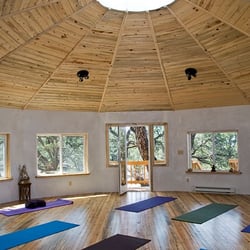 Enchanted Forest Accommodations - This is the Infinity Sacred Space meditation/yoga/retreat building at Enchanted Forest Accommodation in Crestone CO