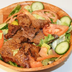 Corner Grill N Pizzeria - Steak Tips Salad