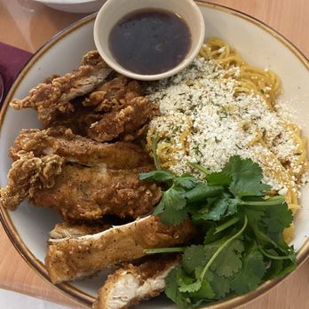 An An - Garlic butter noodles w fried chicken - Vietnamese Near Me - Portland, Oregon An An - Garlic butter noodles w fried chicken - Vietnamese Near Me - Portland, Oregon