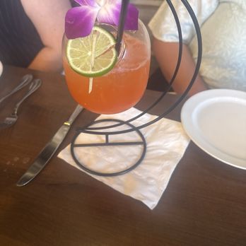 Maison Pucha Bistro - Maracuyá mocktail - French Near Me - Houston, Texas Maison Pucha Bistro - Maracuyá mocktail - French Near Me - Houston, Texas