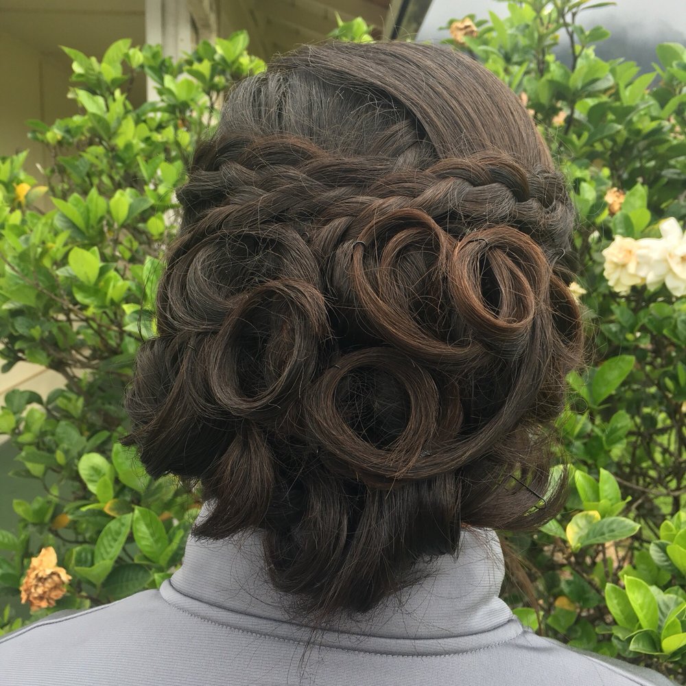 Morea Studio - Prom updo by Donna - Hair Salons Near Me - Kailua, Hawaii Morea Studio - Prom updo by Donna - Hair Salons Near Me - Kailua, Hawaii