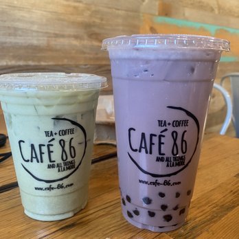 Cafe 86 - Ube milk tea - Desserts Near Me - Artesia, California Cafe 86 - Ube milk tea - Desserts Near Me - Artesia, California