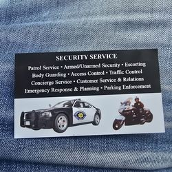 Armed Guard Patrol - Business card