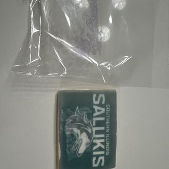 Krage's Cookies - Sent a maroon picture to be replicated as maroon is the school color.  Green??  And the ink is coming off onto the cellophane?? - Desserts Near Me