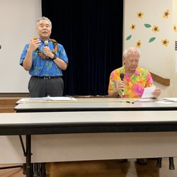 Pearl Ridge Elementary School - Pearl City - Aiea Townhall Meeting  Hosted by State representative Gregg Takayama.   Governor David Ige