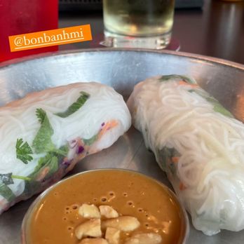 Bon Banh Mi - Shrimp spring rolls - Asian Fusion Near Me - Mount Pleasant, South Carolina Bon Banh Mi - Shrimp spring rolls - Asian Fusion Near Me - Mount Pleasant, South Carolina