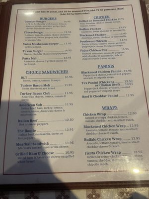 Menu photo 5 Cousins Pizza Pub Roselle, IL