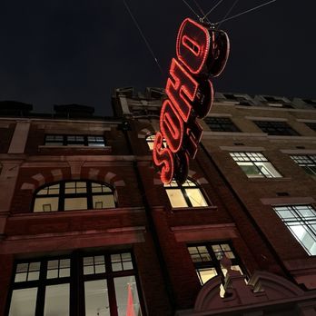 Flat Iron - Soho sign - Steakhouses Near Me - London, XGL