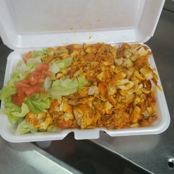 Halal King - Yummy chicken over spicy rice ! - Street Vendors Near Me - Bronx, New York
