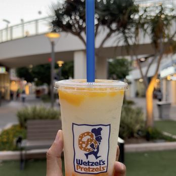 Wetzel's Pretzels - Mango Boba Frozen Lemonade - Pretzels Near Me - Torrance, California Wetzel's Pretzels - Mango Boba Frozen Lemonade - Pretzels Near Me - Torrance, California