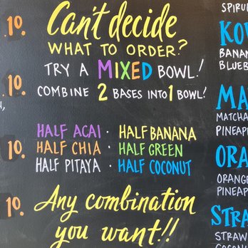 Playa Bowls - You can mix bases! - Juice Bars & Smoothies Near Me - Scottsdale, Arizona Playa Bowls - You can mix bases! - Juice Bars & Smoothies Near Me - Scottsdale, Arizona