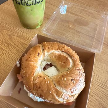 Pistachio’s Coffee Shop - Lux bagel - Coffee & Tea Near Me - Houston, Texas