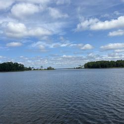 Eden Gardens State Park - Pier overlooking water