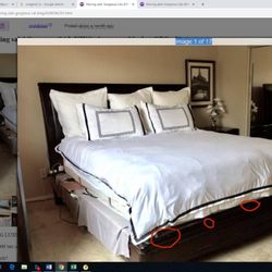 Capital Movers - Sherie. You fraudulently claimed we caused this damage on your claim. We did not damage your bedroom set. Other than the replaced miror leg