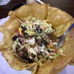 Taco salad-where's the beef?
