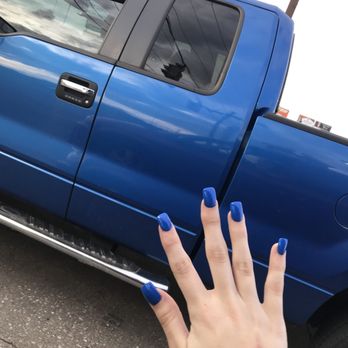 Pro Nails and Spa - Normal square shape in blue - Nail Salons Near Me - Newburgh, Indiana Pro Nails and Spa - Normal square shape in blue - Nail Salons Near Me - Newburgh, Indiana