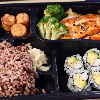 Hiro Asian Bistro - Salmon bento box - Asian Fusion Near Me - Plainsboro Township, New Jersey