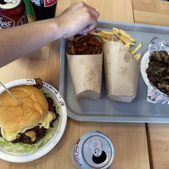 For The Win - Triple Cheeseburger and fries - Sandwiches Near Me - Van Nuys, California For The Win - Triple Cheeseburger and fries - Sandwiches Near Me - Van Nuys, California