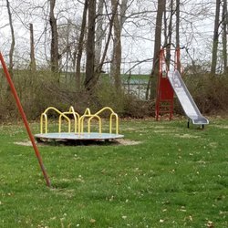 Kohler Memorial Park - Slide and spinning piece
