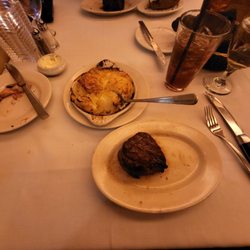 LG's Prime Steakhouse - Filet Mignon and Gouda potatoes au gratin
